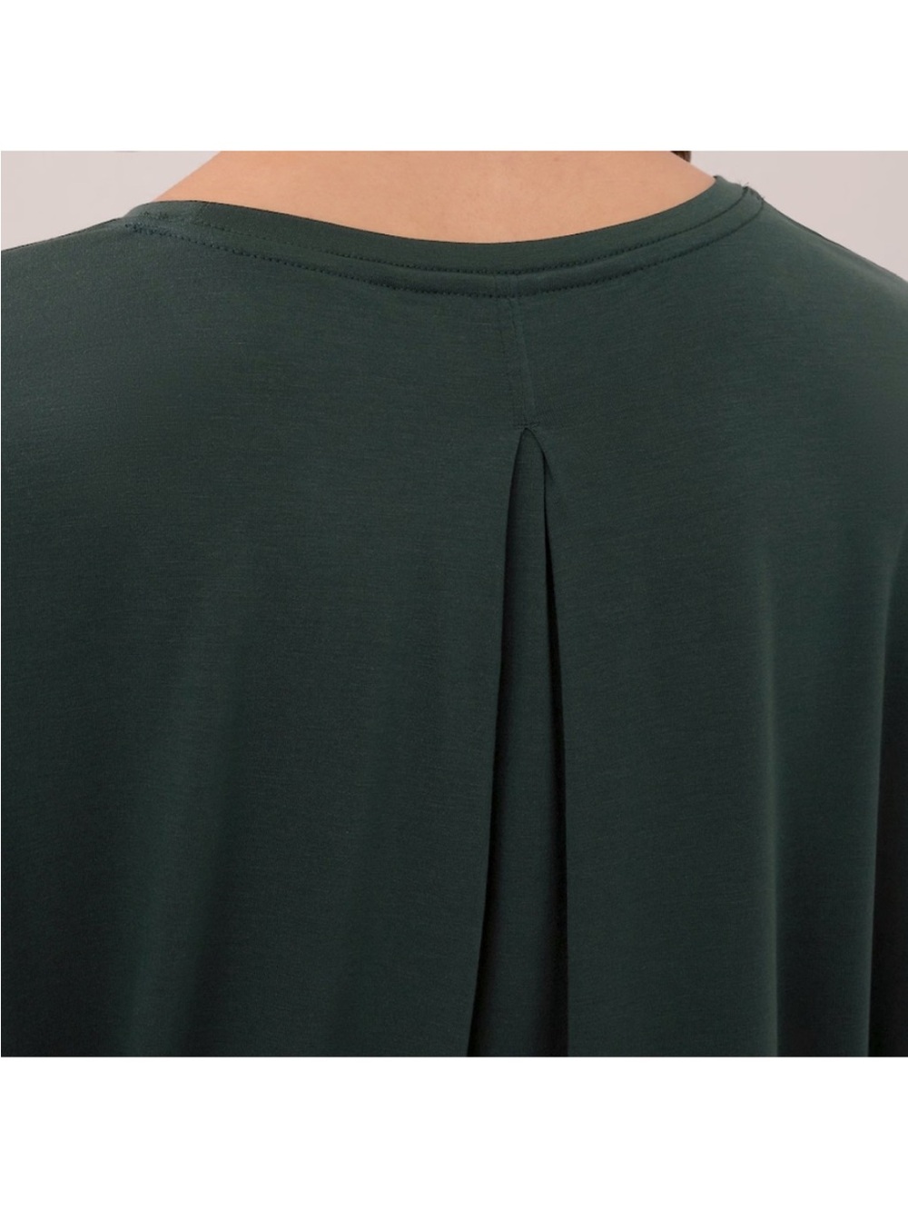 Athleta Long Sleeve Top Cypress Green With Ease Tee L Large Workout Wicking Dry - Picture 4 of 12